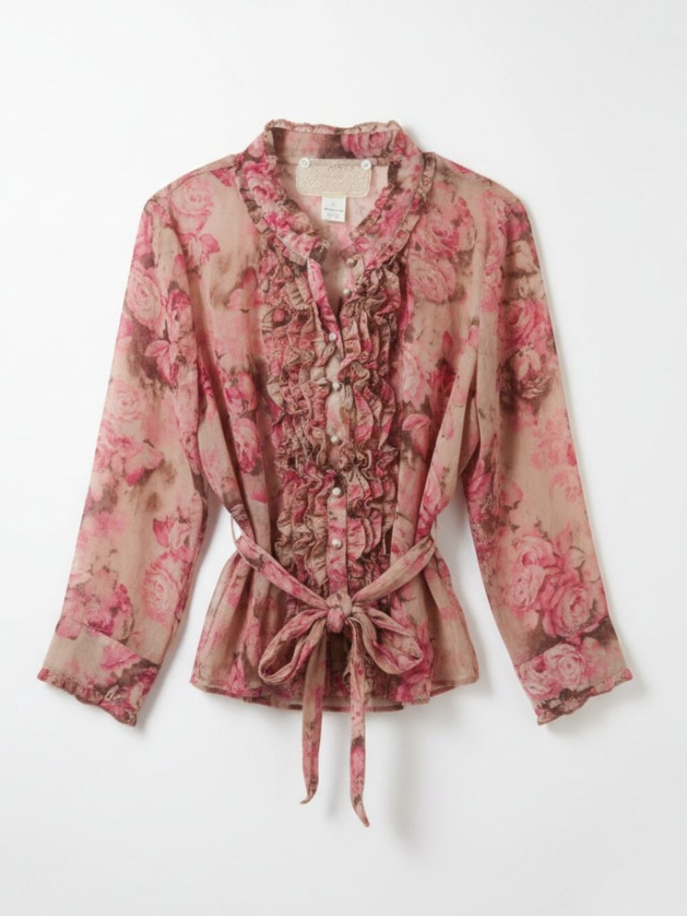 Nick & Mo Long Sleeve Floral Blouse
